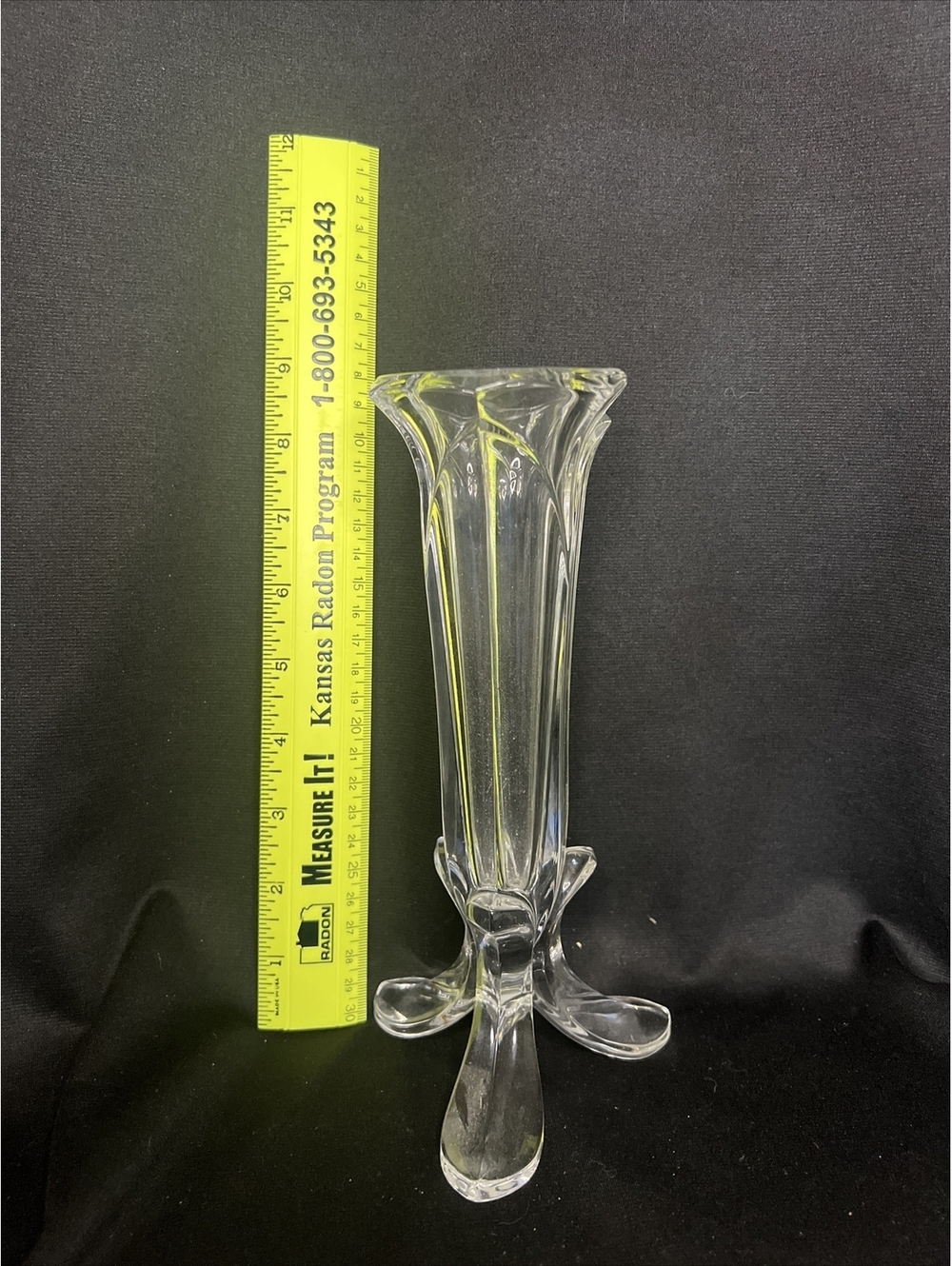 VTG Clear Flower Vase